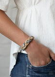 Paparazzi Free RENEGADE - Multi - Bracelet  -  Mismatched strands of suede, twine, and black and white threaded bands delicately weave across the wrist for an earthy braided look. Features an adjustable sliding knot closure.
