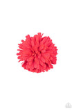 Paparazzi Neon Garden - Pink - Hair Bow  -  Textured neon pink petals layer into a bouncy blossom for a vibrant fashion. Features a standard hair clip on the back.
