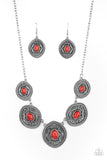 Paparazzi Alter ECO - Red - Necklace