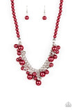 Paparazzi Prim and POLISHED - Red - Necklace