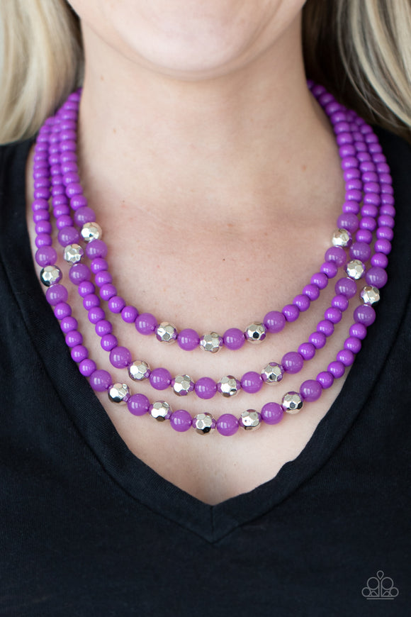 Ocean Soul - Purple Necklace - Paparazzi Accessories – Five Dollar Jewelry  Shop