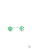 Paparazzi Starlet Shimmer Faceted Bead Earring Kit - P5SS-MTXX-366XX -   -  Ten pairs of earrings in assorted colors and shapes to be retailed at $1 per pair. Featuring iridescent sparkles, the faceted bead frames vary in shades of blue, green, pink, purple, and white. Earrings attach to standard post fittings.