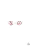 Paparazzi Starlet Shimmer Earring Kit P5SS-MTXX-342XX -   -  Ten pairs of earrings in assorted colors and shapes to be retailed at $1 per pair. Featuring pronged silver fittings, the glittery pink rhinestone centers vary in round, square, teardrop, oval, triangular, and marquise style cuts. Earrings attach to standard post fittings.