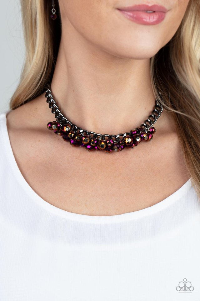 Paparazzi Necklace ~ Barcelona Bash - Purple – Paparazzi Jewelry | Online  Store | DebsJewelryShop.com