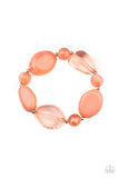 Paparazzi SET Staycation Stunner Necklace & I Need A Staycation Bracelet - Orange