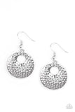 Paparazzi A Taste For Texture - Silver - Earrings