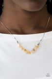 Paparazzi Back To Nature - Yellow - Necklace