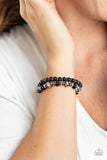 Paparazzi Cactus Quest - Black - Bracelet
A mismatched assortment of black stone beads and decorative silver beads are threaded along stretchy bands around the wrist, creating an earthy pair.
