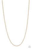 Paparazzi Cadet Casual - Gold - Necklace