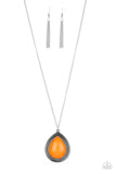 Paparazzi Chroma Courageous - Orange - Necklace