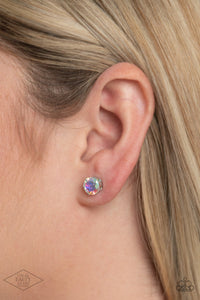 Paparazzi Come Out On Top - Multi Iridescent - Earrings