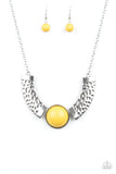 Paparazzi Egyptian Spell - Yellow - Necklace