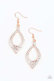 Paparazzi Finest First Lady - Copper - Earring
