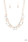 Paparazzi Flawlessly Famous - Multi Iridescent - Necklace