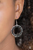 Paparazzi Global Glow - Black - Earrings
Featuring regal marquise style cuts, glittery black rhinestones are encrusted along a shimmery silver hoop for a radiant fashion. Earring attaches to a standard fishhook fitting.