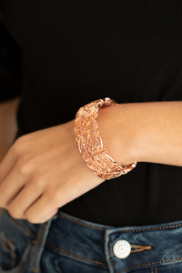 Paparazzi Snap, Crackle, Pop - Multi - Bracelet
Gold and silver shavings are encased in a thick clear acrylic cuff, creating an icy incandescence around the wrist.
