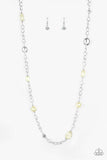 Paparazzi Only For Special Occasions - Yellow - Necklace