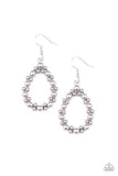 Paparazzi Pearl Spectacular - Silver - Earrings