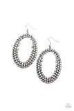 Paparazzi Radical Razzle - White - Earrings Life Of The Party Exclusive