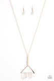 Paparazzi Raw Talent - Rose Gold - Necklace