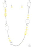 Paparazzi Very Visionary - Yellow - Necklace