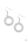 Paparazzi Wreathed In Radiance - Silver - Earrings